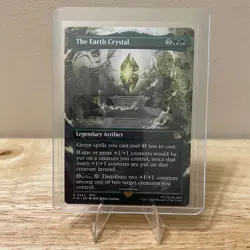 The Earth Crystal - Borderless Rare 0342 - MTG - Final Fantasy - Image 1