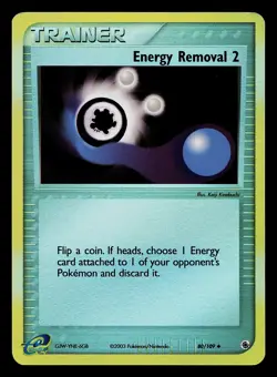 Pokemon Card - Energy Removal 2 FireRed & LeafGreen 89/112 Reverse Holo - Image 1