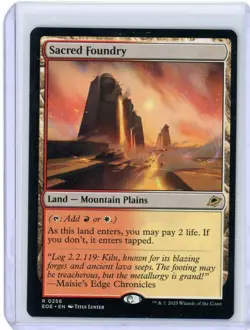 x1 Sacred Foundry R MTG Edge of Eternities M/NM, English - Image 1