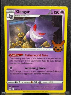 #066/196 Gengar : Rare Holo Card : Trick or Trade 2023 Pokemon Trading Card Game - Image 1