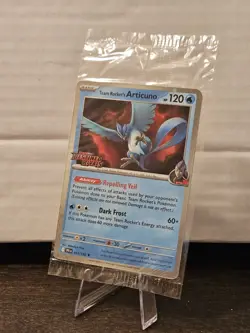 Team Rocket's Articuno 051/182 Pokemon Destined Rivals Stamped Sealed Promo - Image 1