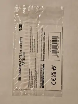 Team Rocket's Articuno 051/182 Pokemon Destined Rivals Stamped Sealed Promo - Image 3