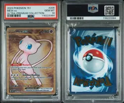 2023 Pokemon 151 Ultra-Premium Collection Mew Ex #205 Metal PSA 10 Gem Mint - Image 3