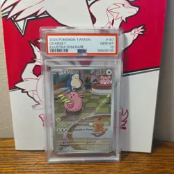 2024 Pokemon Scarlet Violet Twilight Masquerade Chansey Illustration Rare PSA 10 - Image 1