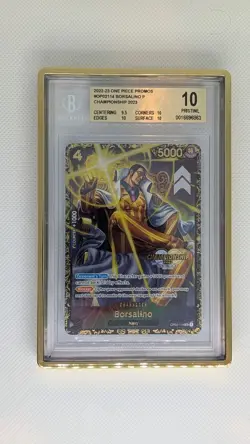 BGS 10 Borsalino Top 64 Regionals Prize Alt Art One Piece Card Game - Image 3