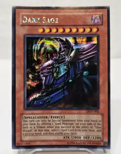 Dark Sage DOD-002 Secret Rare Promo Yugioh 7102 - Image 1