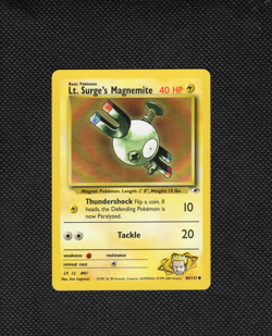 Lt. Surge's Magnemite 80/132 - Gym Heroes - Common - Pokemon Card LP - Image 3