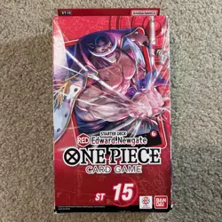 One Piece Card Game Starter Deck Edward Newgate ST15 Red(English) - Image 1