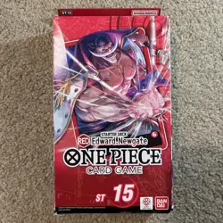 One Piece Card Game Starter Deck Edward Newgate ST15 Red(English) - Image 4