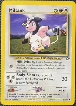 Miltank 41/111 Neo Genesis Regular - PokÃ©mon Card - Image 1