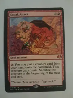 Sneak Attack NM/M Magic the Gathering Dominaria Remastered MTG - Image 1
