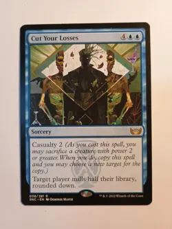 Cut Your Losses 038/281 Mtg Magic The Gathering Regular Rare SNC NM - Image 1