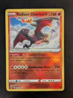 Radiant Charizard 020/159 - Crown Zenith - Ultra Rare - Pokemon Card NM - Image 1