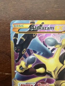 Pokemon TCG Alakazam EX 125/124 Fates Collide Secret Rare Card - Image 4