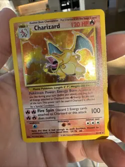 Pokemon Tcg Charizard Holo Card 3/110 Legendary Collection Vintage - Image 6