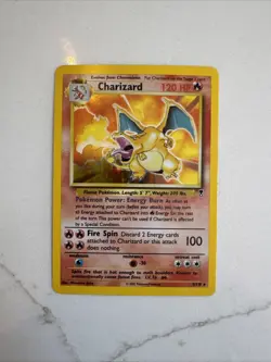 Pokemon Tcg Charizard Holo Card 3/110 Legendary Collection Vintage - Image 7