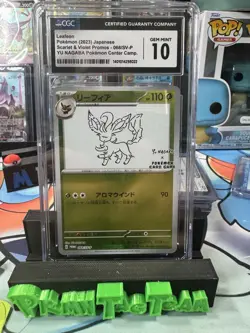 CGC Gem Mint 10 Leafeon 68/SV-p Yu Nagaba Japanese Pokemon Card - Image 1