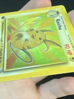 Raichu 14/62 - 1st Edition Fossil - Holo Rare Pokemon Card - HP - Image 12