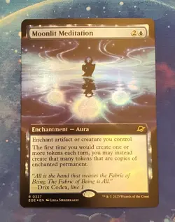 *IN HAND* x1 Moonlit Meditation FOIL Extended Art R MTG Edge of Eternities M/NM - Image 1