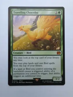 MTG Traveling Chocobo (FIN) Universes Beyond: Final Fantasy Regular Rare 0210 - Image 1
