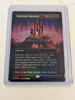 Mutinous Massacre - Foil Extended Art EOE NM MTG - Image 1