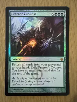 MTG Praetor's Counsel Mirrodin Besieged Foil LP/NM - Image 1