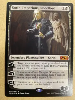 MTG 1x Sorin, Imperious Bloodlord Core Set 2020 M20 Magic the Gathering x1 NM - Image 2