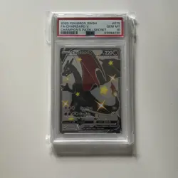 Pokemon Champions Path Charizard V Shiny Secret Rare 079/073 PSA 10 - Image 1