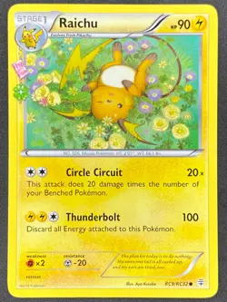 Pokémon Raichu RC9/RC32 GEN Generations Radiant Collection LP/NM - Image 3