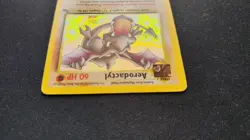 Aerodactyl 1/62 - Fossil  Unlimited - Holo Rare Pokémon Card TCG 1999 MP - Image 5