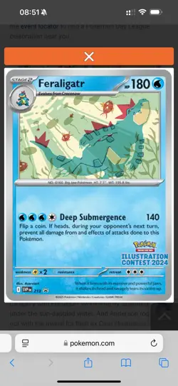 Pokemon TCG SEALED Illustration Contest 2024 Promos SVP 213,214,215 (3-Card Set) - Image 3