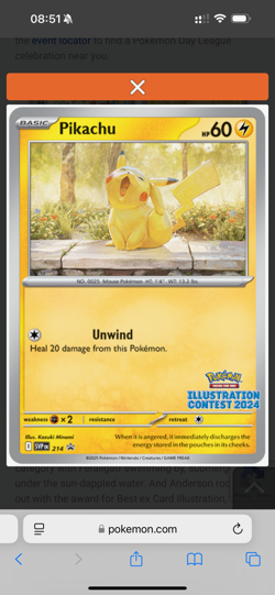 Pokemon TCG SEALED Illustration Contest 2024 Promos SVP 213,214,215 (3-Card Set) - Image 9