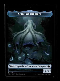 SCION OF THE DEEP // KOMA'S COIL DOUBLED-SIDE Foundations #13//11 FDN(NM+)(MTG) - Image 1