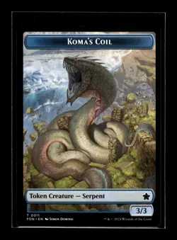 SCION OF THE DEEP // KOMA'S COIL DOUBLED-SIDE Foundations #13//11 FDN(NM+)(MTG) - Image 2