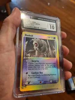 (Top Pop 4) CGC 10 GEM MINT Pokemon Ex Sandstorm Duskull 61/100 Reverse Foil - Image 5