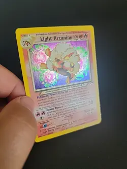 Pokemon TCG Light Arcanine 12/105 Holo Neo Destiny Unlimited - LP - Image 9