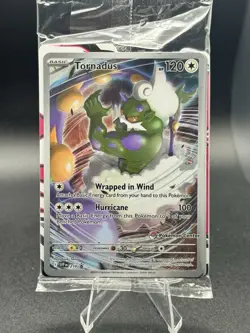 Tornadus 210 Scarlet & Violet Promo Pokemon Center Stamp White Flare ETB - Image 2