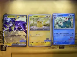 Pokemon 2024 Illustration Contest Promos Feraligatr, Pikachu, Toxtricity - Image 3