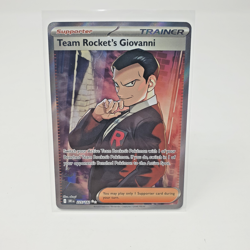 Team Rocket's Giovanni 225/182 Destined Rivals Full Art Trainer Pokemon TCG Card - Image 5
