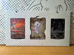 Pokemon 151 Promo Set from UPC! MEW, MEWTWO and METAL MEW cards in Factory Seal! - Image 1