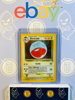 Electrode 2/64 LP Played Jungle Set 1999 Pokemon Card Holo Rare Holofoil - Image 3