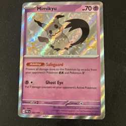 Pokémon TCG Mimikyu Scarlet & Violet: Paldean Fates 160/091 Holo Shiny Rare NM - Image 15