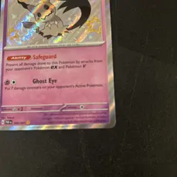 Pokémon TCG Mimikyu Scarlet & Violet: Paldean Fates 160/091 Holo Shiny Rare NM - Image 6