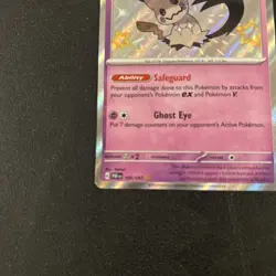 Pokémon TCG Mimikyu Scarlet & Violet: Paldean Fates 160/091 Holo Shiny Rare NM - Image 7