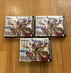 Magic The Gathering: Final Fantasy Collector Omega Booster Box Sealed (LOT OF 3) - Image 3