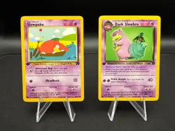1st Edition Slowpoke 67/82 and Dark Slowbro 29/82 NM Pokémon TCG - Image 5