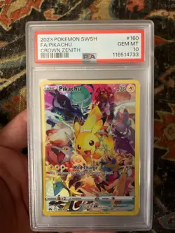 Pikachu 2023 Pokemon Crown Zenith FA #160 PSA 10 Gem Mint - Image 2