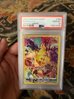 Pikachu 2023 Pokemon Crown Zenith FA #160 PSA 10 Gem Mint - Image 2
