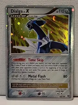 2008 Pokemon Great Encounters #105/106 Dialga LV.X Holo LP - Image 1