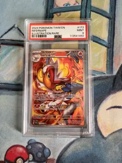 Pokémon TCG Infernape Illustration Rare Card Twilight Masquerade 173/167 PSA 9 - Image 1